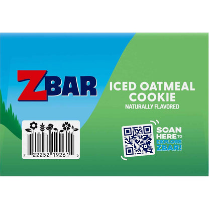 Zbar - Iced Oatmeal Cookie - Soft-Baked Energy Snack Bars - Non-GMO - 12g Whole Grains - USDA Organic Granola Bars (24 Pack)