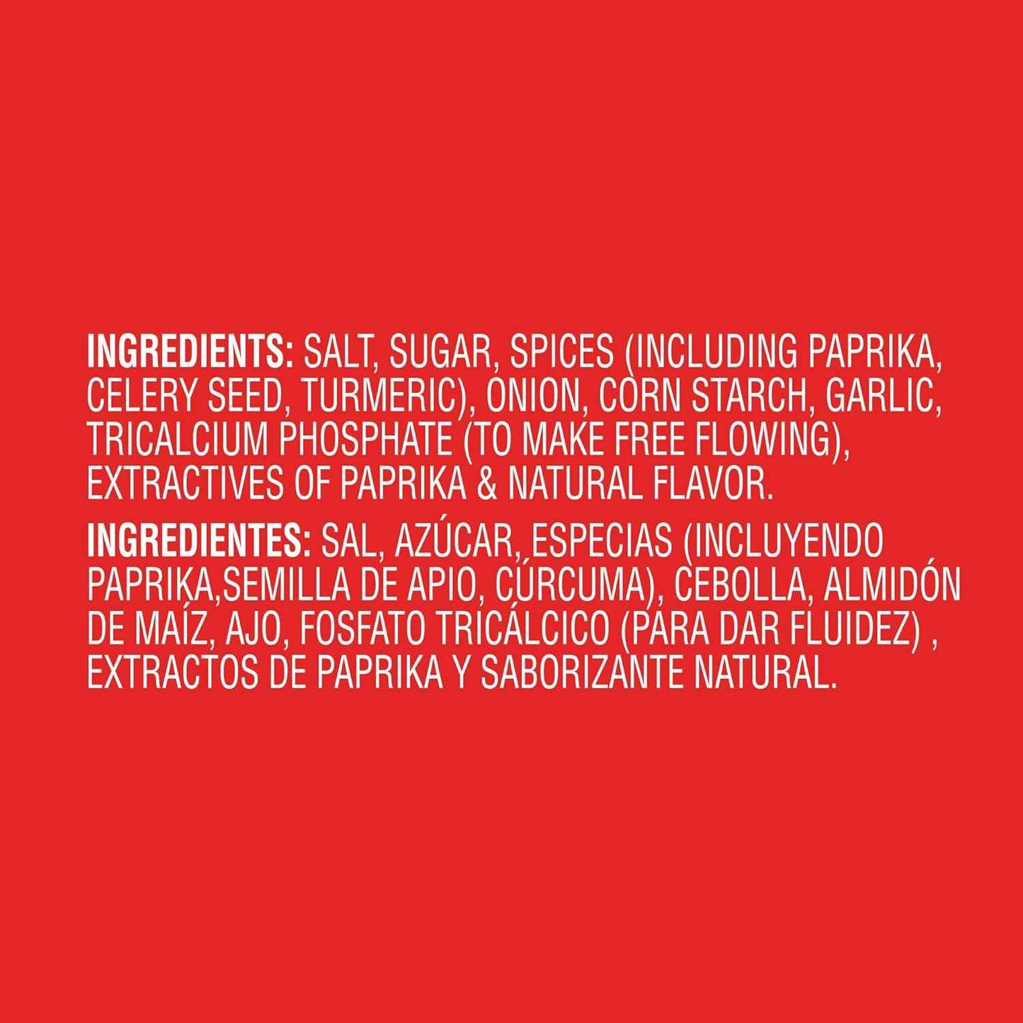 Lawry's 25% Less Sodium Seasoned Salt, 36.5 oz