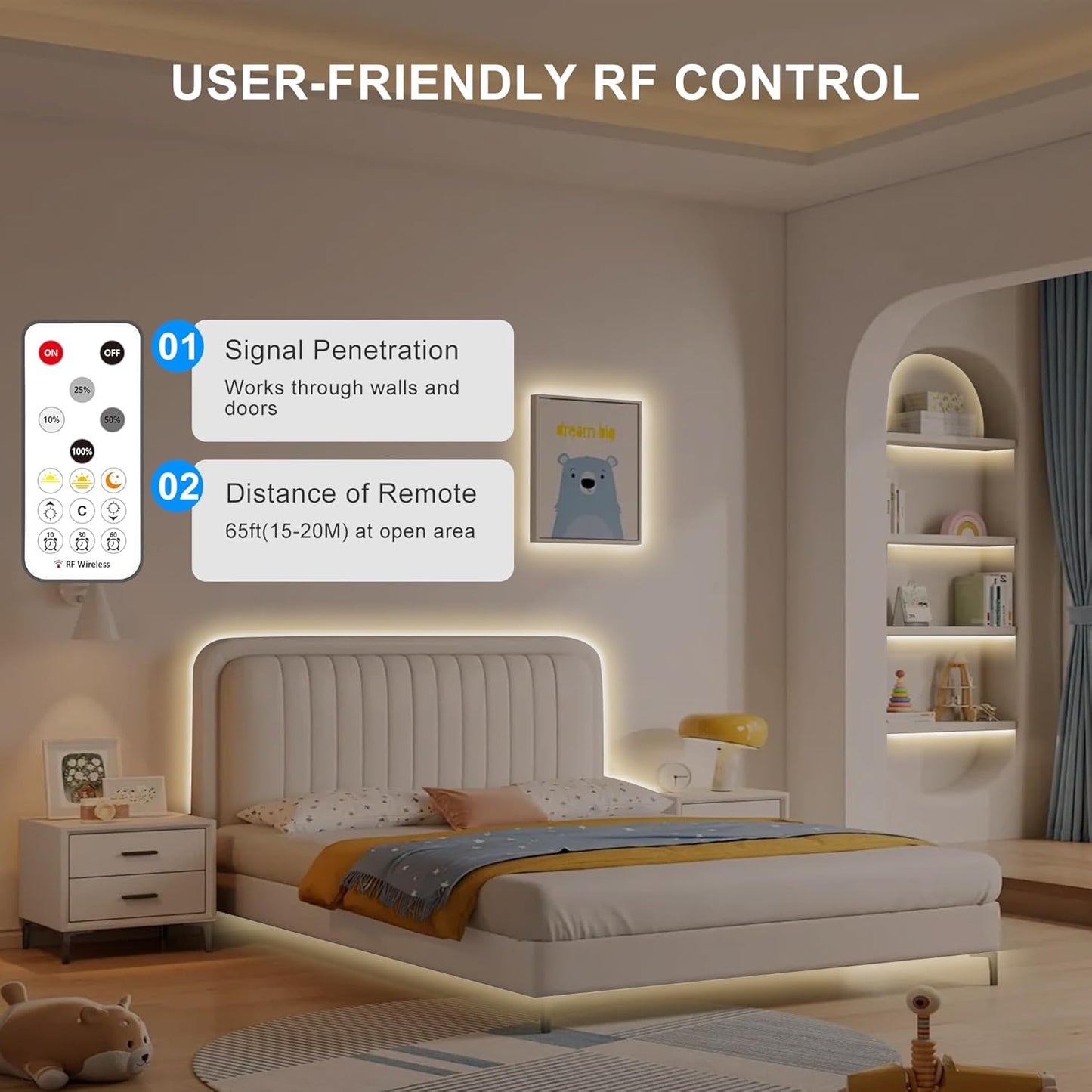 16.4ft/32.8ft_COB_LED_Strip_Light_with_Remote,_2700K-6500K_Dimmable_Bright_Warm_White_Led_COB_Strip_Light,_White_Continuous_Led_Strip_Light_for_Mirror,_Stair,_Cabinet,_Room