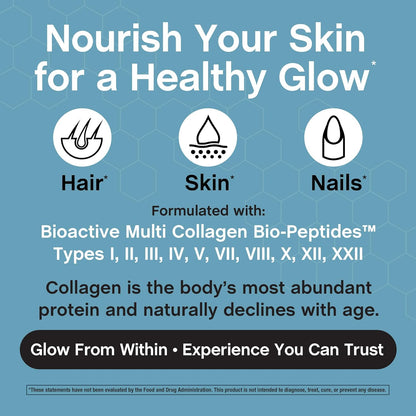 NeoCell_Multi_Collagen_Bio-Peptides_Powder_|_22oz_|_Advanced_with_Hyaluronic_Acid_and_Vitamin_C_|_10_Super_Types_of_Collagen_|_Superior_Absorption_|_Grassfed_Protein_Supplement