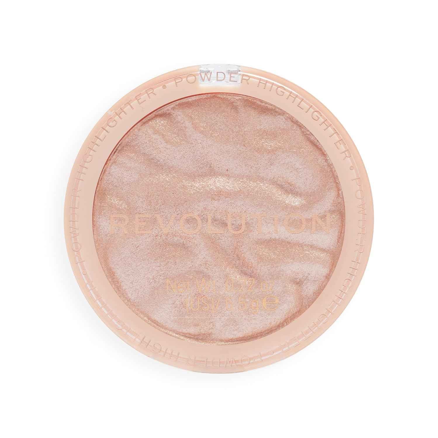 Revolution, Reloaded Pressed Powder Highlighter, Intensely Pigmented for a High Impact Dewy Finish