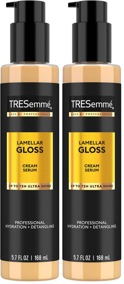 TRESemmé Hydrating & Detangling Cream Serum Lamellar Gloss Ultra Shine Up to 72H 5.7 Fl Oz | Hydrating, Detangling, Ultra Shine, Up to 72H