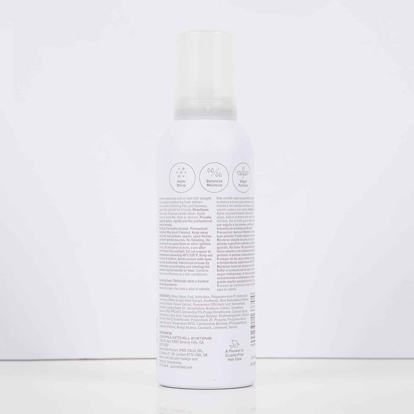 Paul Mitchell Sculpting Foam, Touchable, Flexible Hold + Frizz Control, For All Hair Types