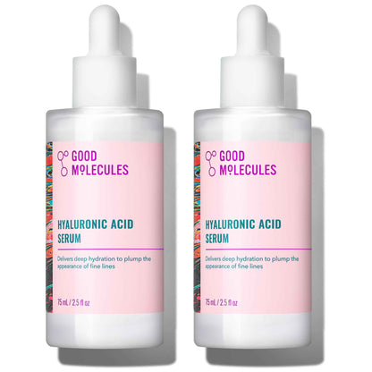 Good Molecules Hyaluronic Acid Serum - 1% Hyaluronic Acid Non-greasy Ultra Hydrating Serum, Facial Moisturizer for Plumper Skin, Skin Care for Face