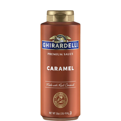 Ghirardelli White Chocolate Flavored Sauce Squeeze Bottle, 16 oz Creamy Sweet