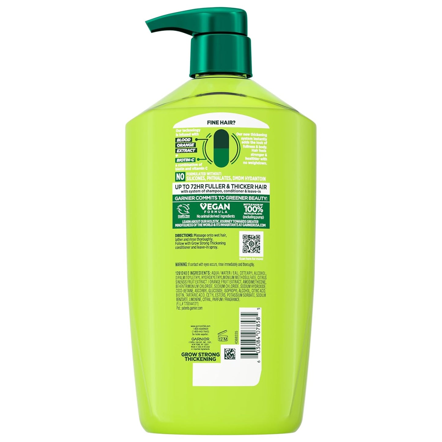 Garnier_Fructis_Grow_Strong_Thickening_Conditioner_for_Fine_Hair,_Biotin-C,_32.3_Fl_Oz,_1_Count_(Packaging_May_Vary)