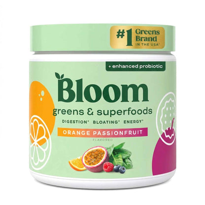 Bloom Nutrition Superfood Greens Powder, Digestive Enzymes with Probiotics and Prebiotics, Gut Health, Bloating Relief for Women, Chlorella, Green Juice Mix with Beet Root Powder