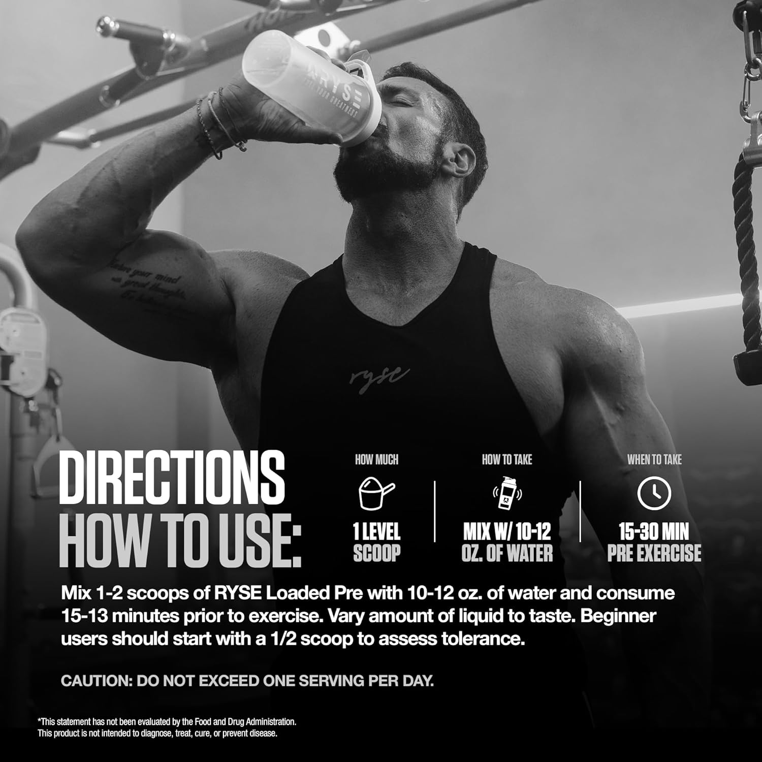 RYSE_Loaded_Pre_Workout_Powder_-_Strawberry_Squeeze_-_Daily_Pre-Workout_for_Men_&_Women_with_390mg_Caffeine,_Beta_Alanine,_and_Citrulline_for_Pump,_Focus,_and_Energy_-_30_Servings