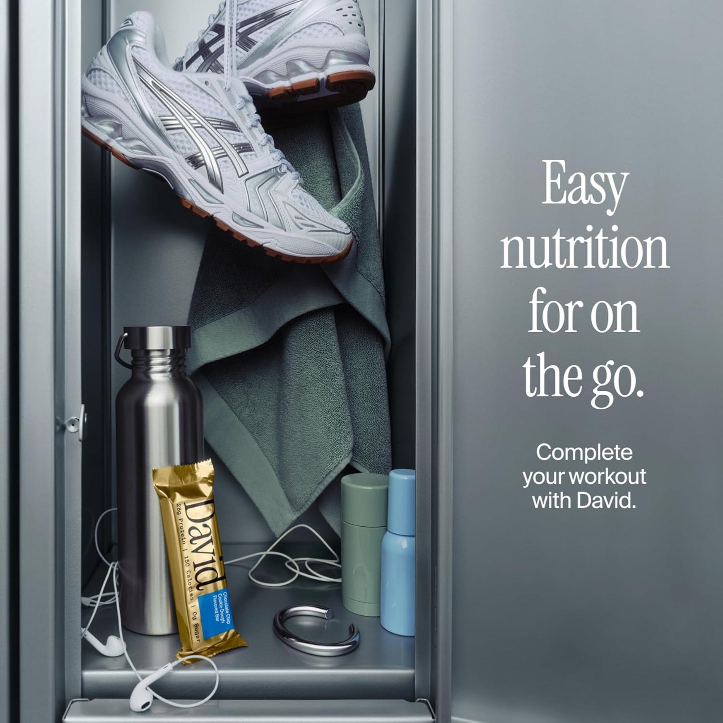 David_High_Protein_Bars_-_0g_of_Sugar,_Low_Carb,_Gluten_Free_-_28g_of_Protein,_150_Calories_-_On-The-Go_Snack_-_Chocolate_Chip_Cookie_Dough_Flavor,_Pack_of_12