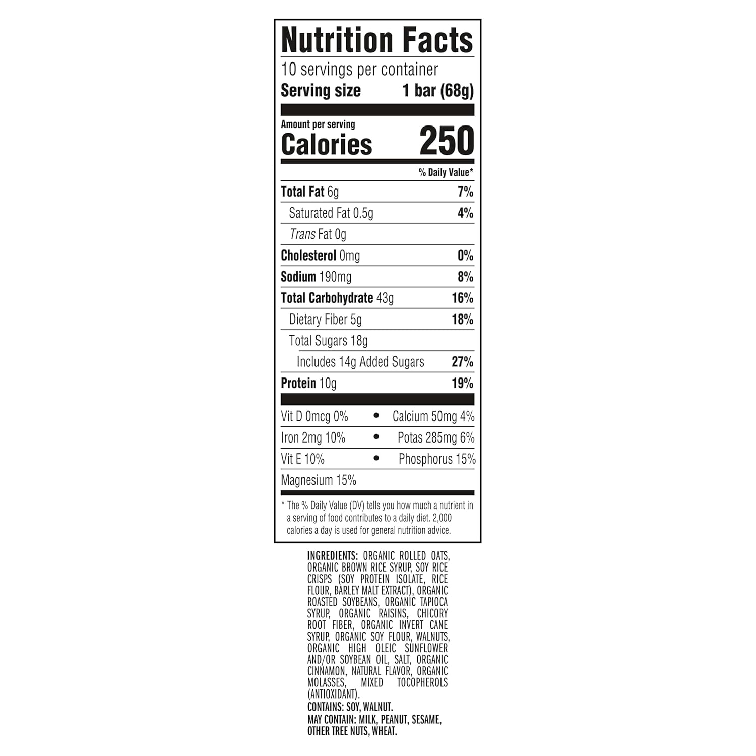CLIF_BAR_-_Energy_Protein_Bars_-_Oatmeal_Raisin_Walnut_-_Made_with_Organic_Oats_-_Energy_Bars_-_Non-GMO_-_(10_Pack)
