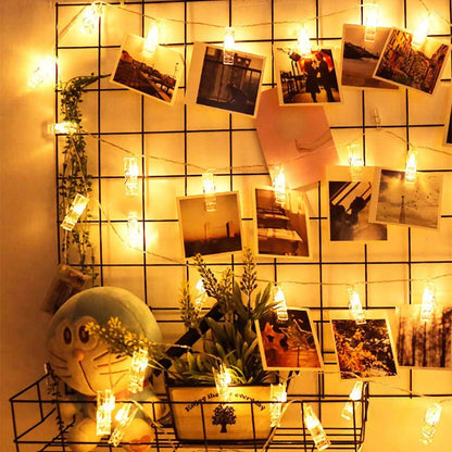 Dopheuor_Photo_Clip_String_Lights_LED_Battery_Operated_Starry_Fairy_Copper_String_Lights_with_Clips_Warm_White_for_Pictures_Bedroom_Wall_Patio_Halloween_Thanksgiving_Christmas_Party_Wedding_Decor