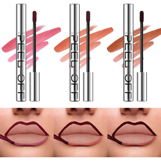 LANGMANNI_3_Colors_Long-Lasting_Peel_Off_Lip_Liner_Set,_Waterproof_&_Smudge-Proof_Matte_Lip_Liners_Gift_Makeup_For_Girls_(#1+2+3)