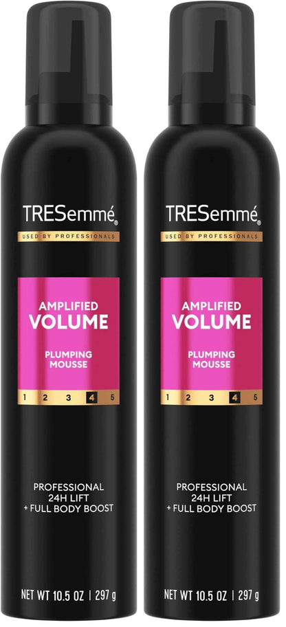 TRESemmé Plumping Mousse Amplified Volume for 24H Lift and Body with Pro Lock Technology 10.5 Fl Oz