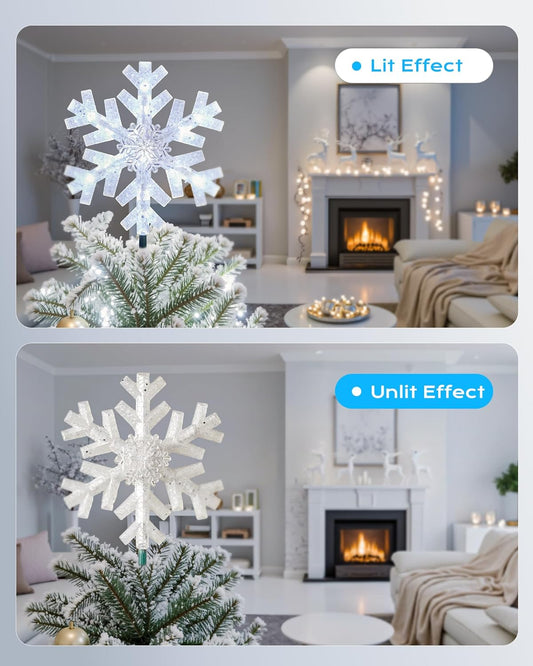 Brightown-Christmas-Tree-Topper-Star-Lighted,_3D_Snowflake_Snow_Cool_White_Christmas_Tree_Star_Topper_with_Lights_Built-in_15_Bulbs_Plug_in_Vintage_Classic_Indoor_New_Year_Xmas_Decorations_Ornaments