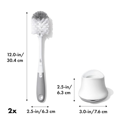 OXO_Tot_Bottle_Brush_with_Nipple_Cleaner_and_Stand_–_Gray,_2-Pack