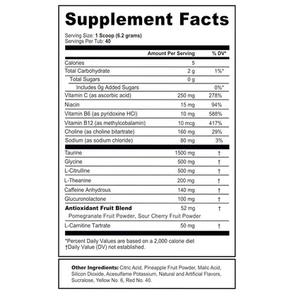 G_Fuel_Sonic_2.0_Energy_Drink_Powder,_Pre_Workout_Caffeine_Mix_for_Gaming,_Sugar_Free_Focus_Amino,_Vitamin_+_Antioxidants,_9.8oz_(Peach_Ring_Candy,_40_Servings)