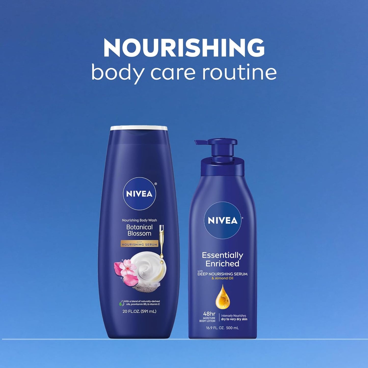 NIVEA_Nourishing_Botanical_Blossom_Body_Wash_with_Nourishing_Serum,_Moisturizing_Body_Wash_for_Women,_Enriched_with_Provitamin_B5_and_Vitamin_E,_20_Fl_Oz_Bottle