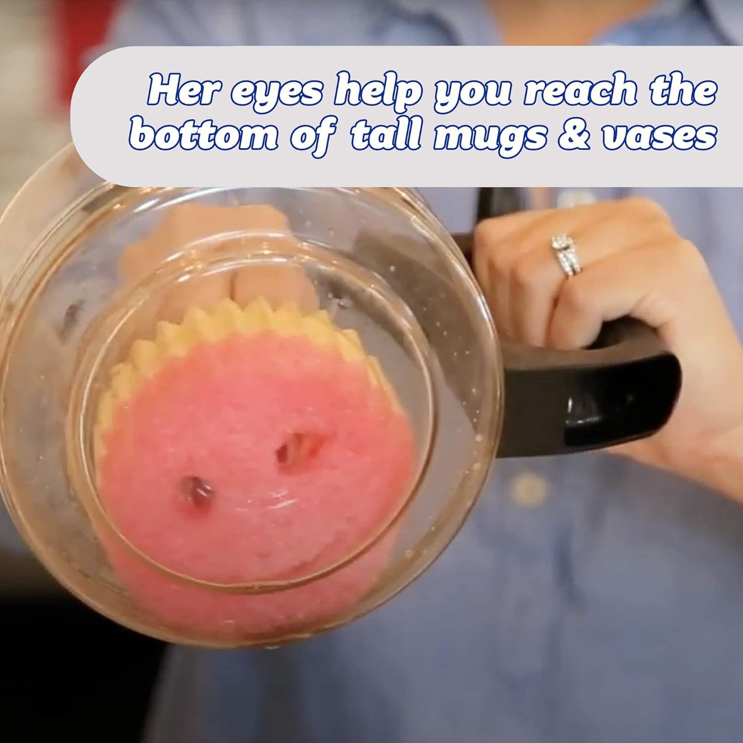Scrub_Daddy_Dual_Sided_Texture_Changing_Sponge/Scrubber_-_Super_Absorbent_Sponge_Side_-_Scrub_Mommy_(Pink)_-_1_Count