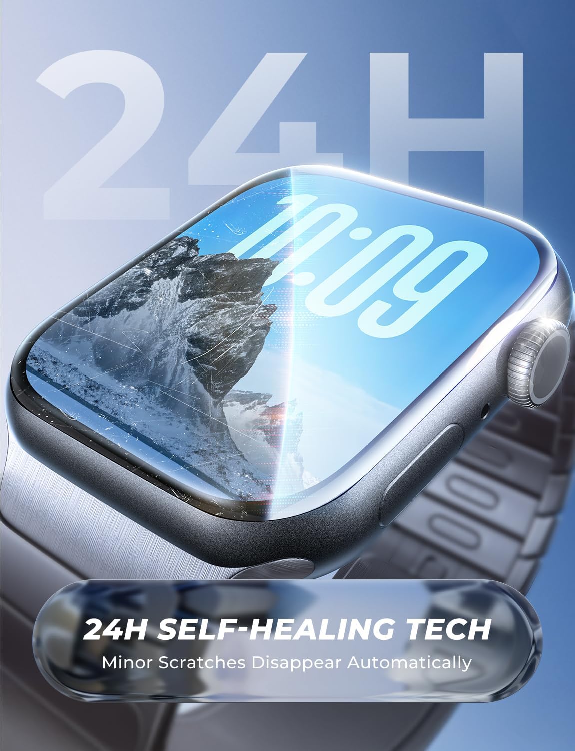 MAGIC_JOHN_2_Pack_for_Apple_Watch_Series_11(2025)_Series_10_46MM_Screen_Protector,_[Automatic_Align_Tech]_Self-Healing_Flexible_EPU_Film,_HD_Transparent,_Anti_Scratch,_Bubble_Free