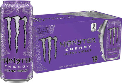 Monster Energy Ultra Variety Pack, PKZSD, Sugar Free Energy Drink, 16 Ounce | Pack of 15