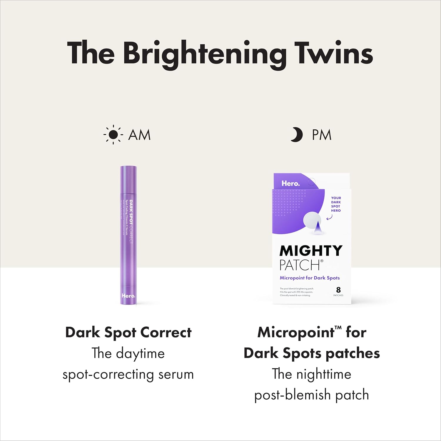 Hero_Cosmetics_Dark_Spot_Correct_Spot-Fading_15%_Vitamin_C_plus_Hyaluronic_Acid_Serum._Improves_the_Look_of_Post_Blemish_Marks_in_7_Days._Twist_Applicator_and_Rollerball_Tip_for_Easy_Application._10mL