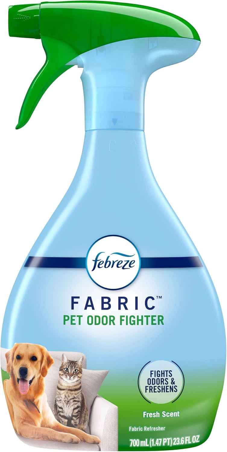 Febreze Fabric Spray Air Freshener, Odor-Fighting Fabric Refresher, Sneaker Balls Alternative, Couch Cleaner, Linen Spray, Multi-Use, Pet Odor Fighter Scent