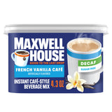 Maxwell House Instant  Beverage Mix, Easy to Prepare, 1 Canister, for Quick Morning Coffee or Afternoon Treat, Kosher Dairy