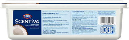Clorox Scentiva Disinfecting Wet Mop Pad, Disposable Mop Heads