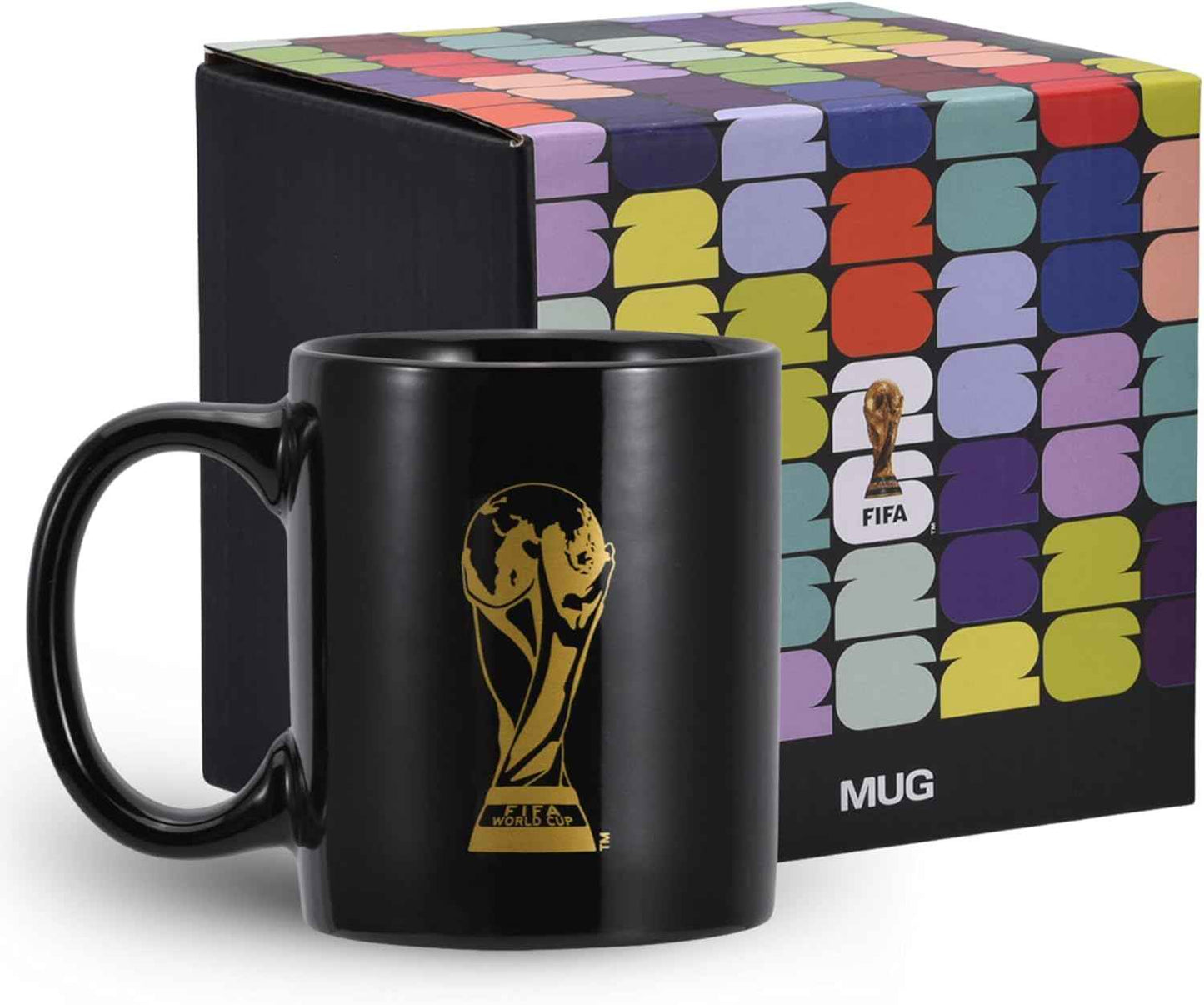 Official FIFA World Cup 2026 Edition - 12oz Ceramic Mug - Etched FIFA Emblem - Collector’s Souvenir - Perfect for Home, Office, Enjoying a Hot Latte, Coffee, Mocha, or Tea in the Kitchen