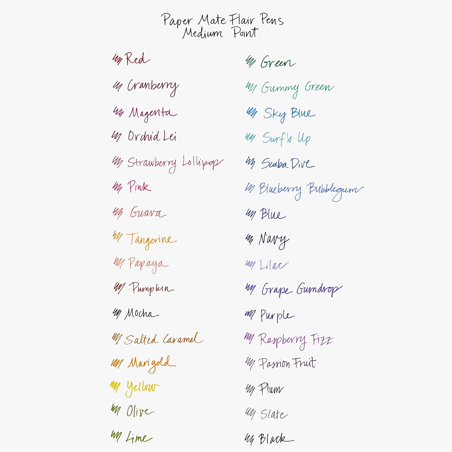 Paper_Mate_Flair_Felt_Tip_Pens,_Medium_Point_(0.7mm),_Blue,_12_Count_-_Teacher_Supplies,_Arts_&_Crafts,_Back_to_School