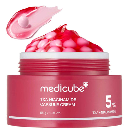 medicube Capsule Cream | 120H Lasting Hydration, Barrier Care, Calming Daily Facial Moisturizer For All Skin Types | Panthenol & Ceramides | Korean Skincare