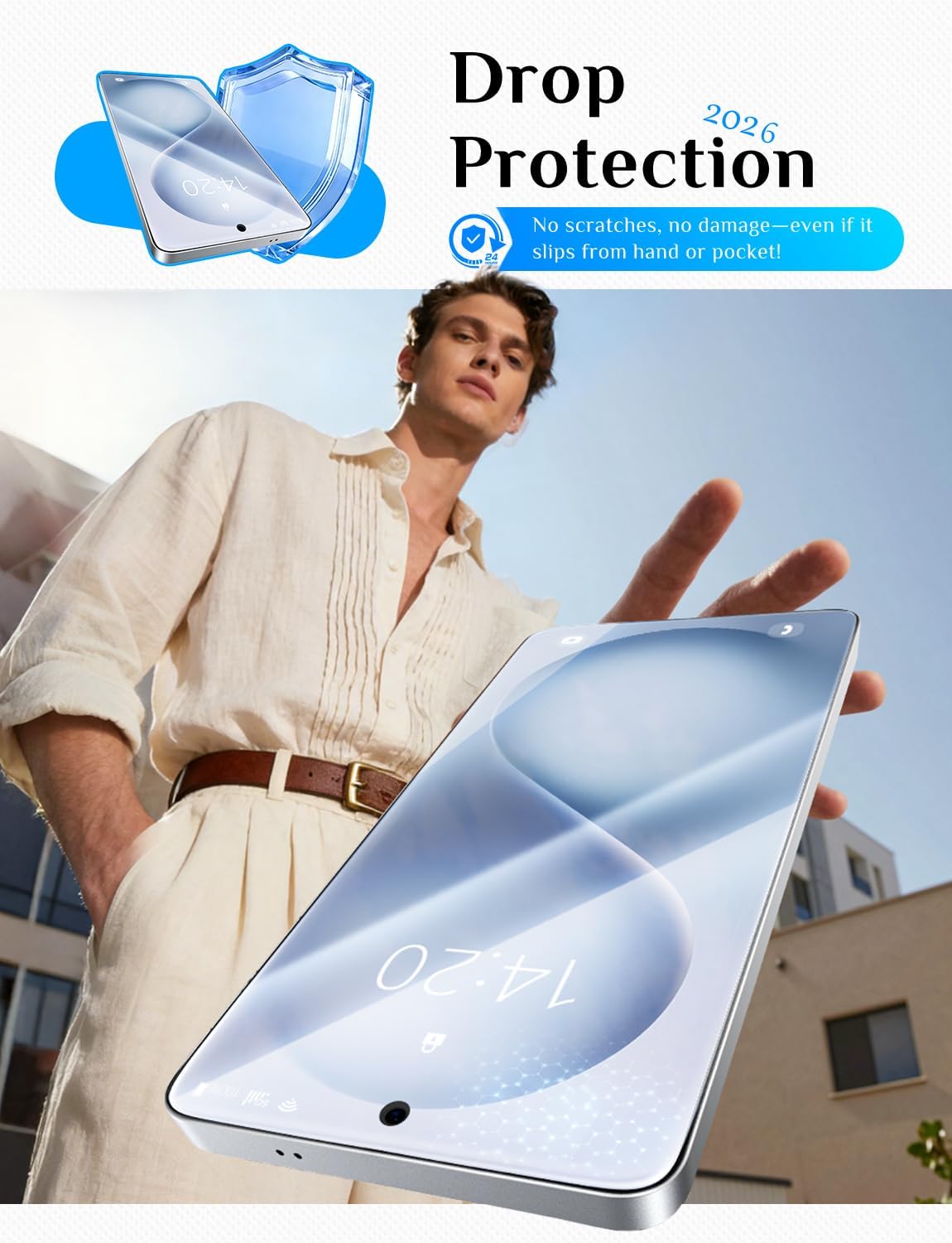 MAGIC_JOHN_for_Samsung_Galaxy_S26_Ultra_Screen_Protector_6.9_inch,_Fast_Easy_Installation,_Auto_Dust-Elimination,_9H_Tempered_Glass_HD,_Fingerprint_Unlock,_Bubble_Free,_Anti-Scratch,_2_PACK