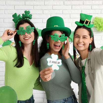St_Patricks_Day_Accessories_Earrings_for_Women:_Green_Shamrock_Dangle_Earrings,_Good_Luck_Shirt,_Irish_Party_Favor_Gift