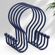 Navy Blue - Minimalist - Double Shower Hooks