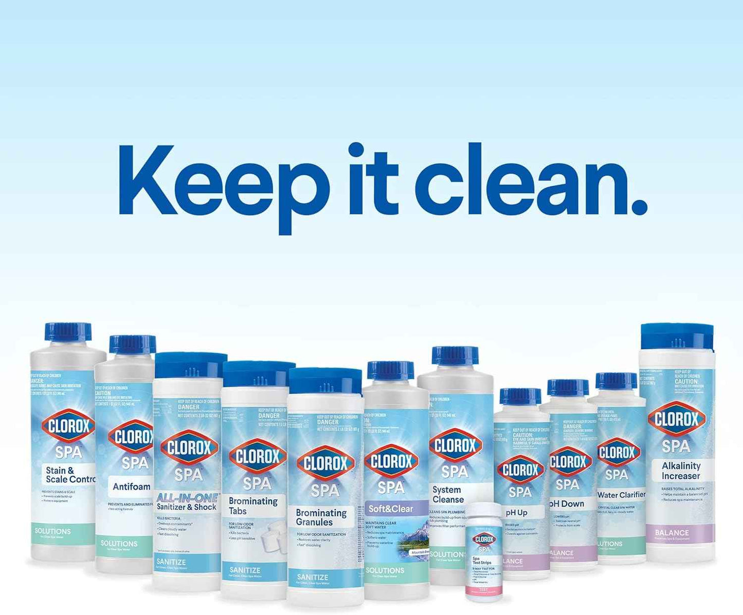 Clorox® Pool&Spa™ Spa Water Clarifier, For Crystal Clear Spa Water, Clears Dull, Hazy or Cloudy Water, 16 Ounce (Pack of 1)
