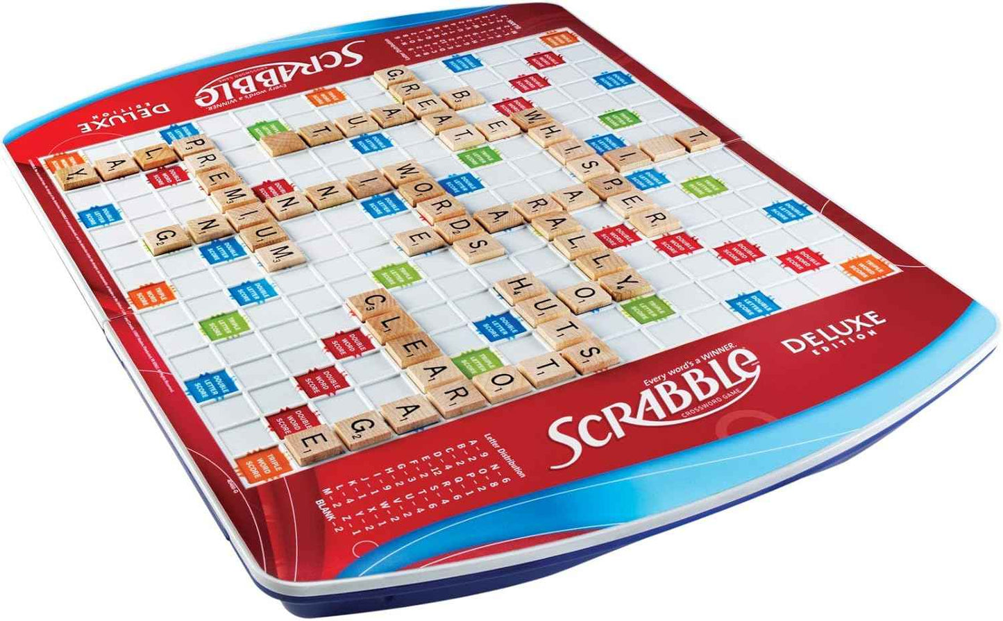 Hasbro Gaming Scrabble Deluxe Edition Board Game,