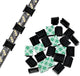 For 10mm(3/8") Black Wide Strip Light