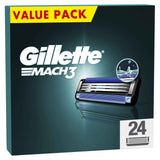 Gillette Mach3 Razor Blades, Replacement Blades for Men's Wet Razors with Triple Blade