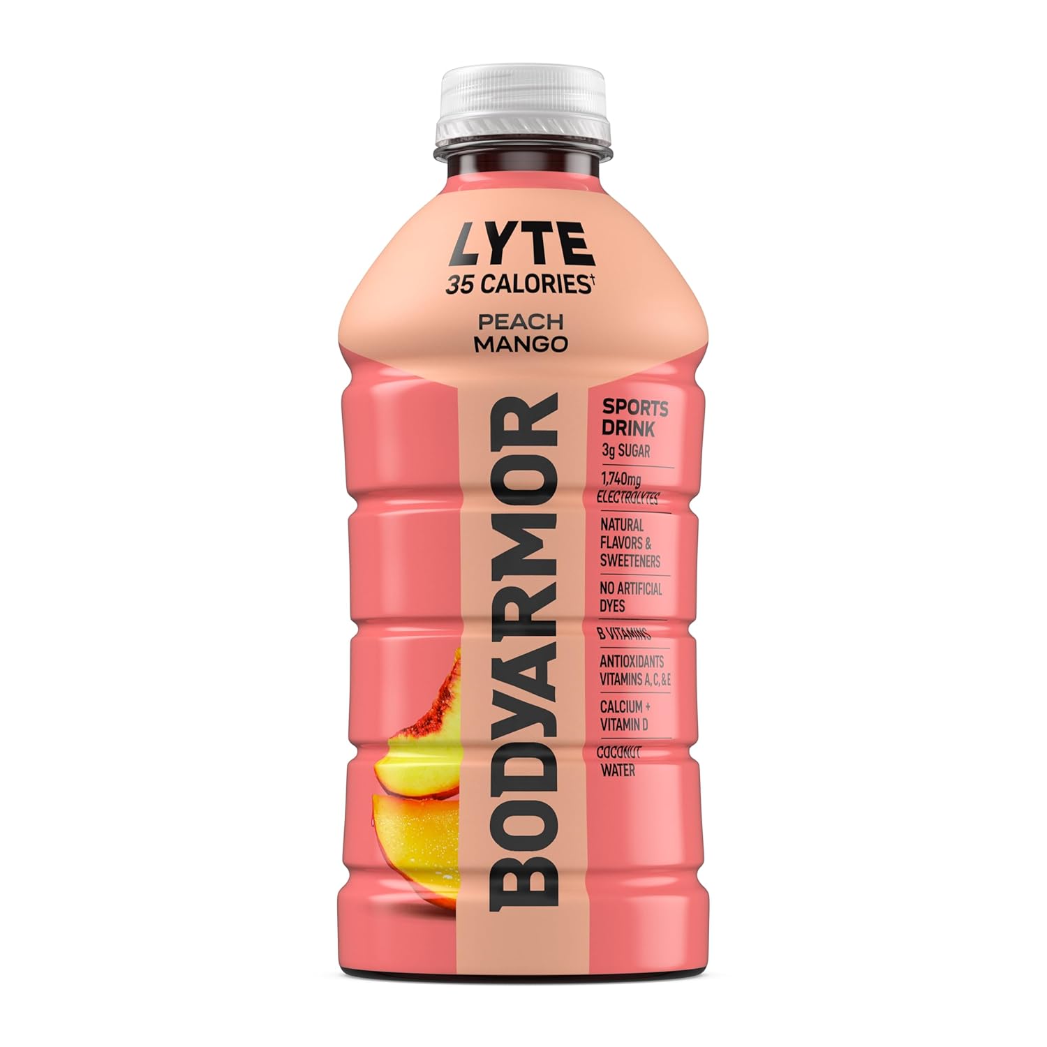 BODYARMOR_LYTE,_Peach_Mango,_Electrolyte_Drink,_35_Calories,_28_Fl_Oz_Bottles_(15_Pack),_Coconut_Water_Sports_Drink,_Natural_Flavor_&_B_Vitamins