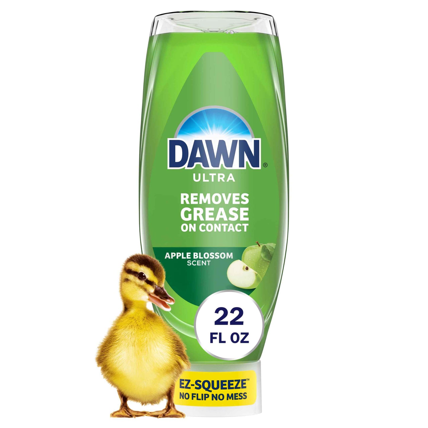 Dawn Ultra Dish Soap Apple Blossom Scent Liquid Dishwashing Detergent, Powerful Dish Soap for Grease Removal, Best Dishwashing Liquid from Trusted Dawn Products, Ultra Cleaning Performance, 22 oz
