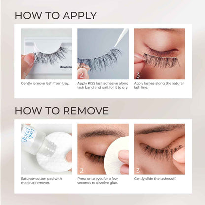 KISS My Lash But Better, False Eyelashes, 12mm, Includes 1 Pair Of Lash, Easy to Apply, Reusable Lash Clusters