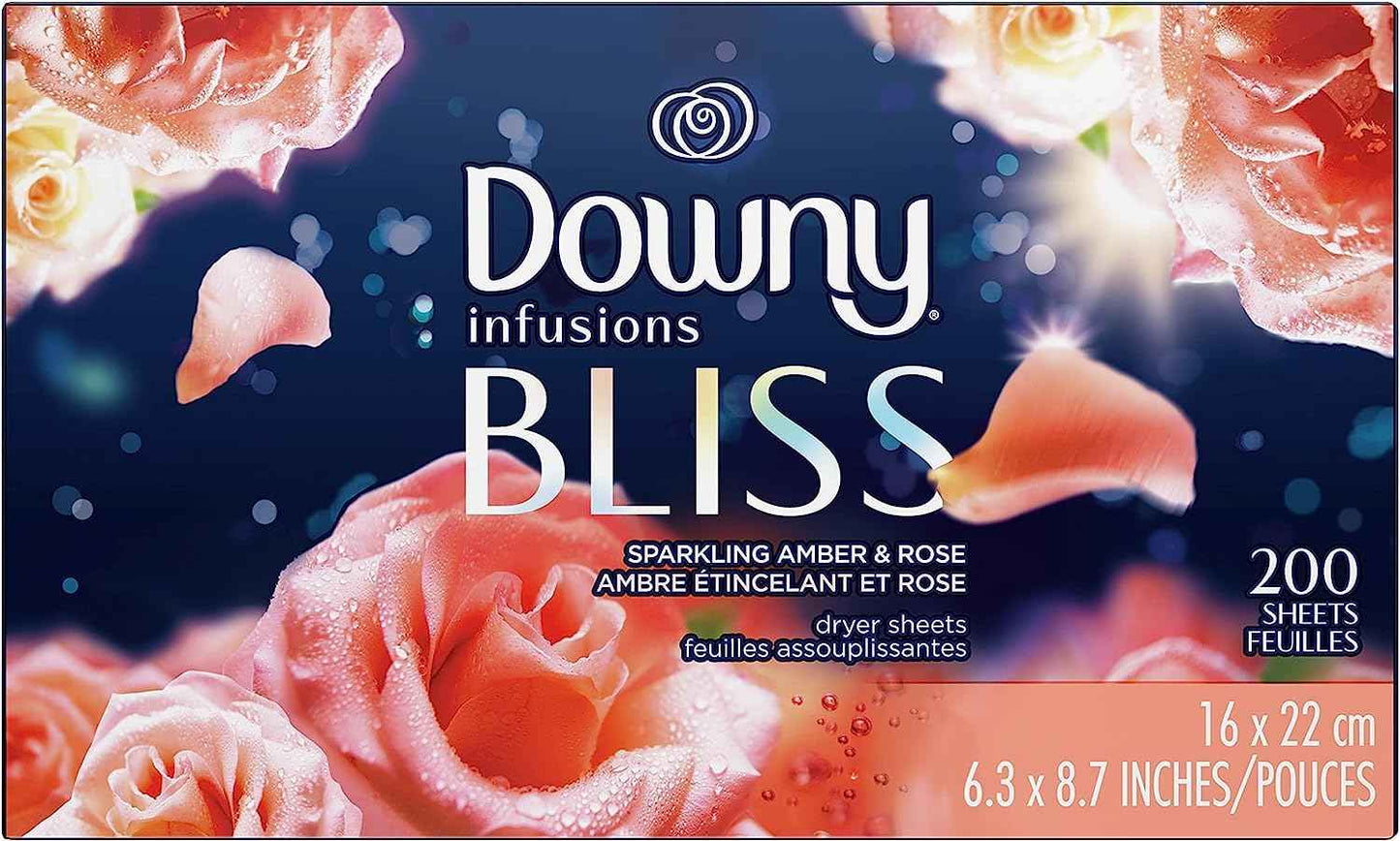 Downy CALM, Mega Dryer Sheets, Laundry Fabric Softener, Lavender and Vanilla Bean