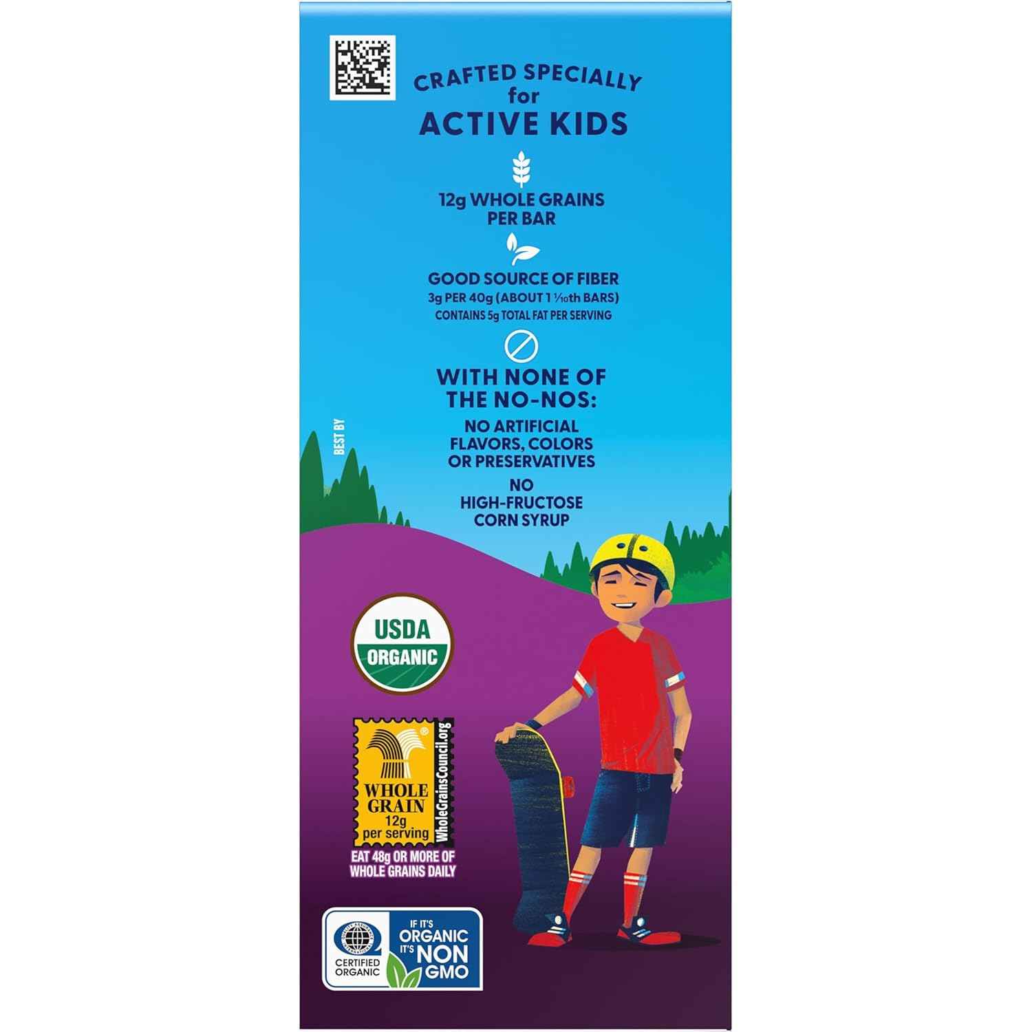 Zbar - Chocolate Chip - Soft-Baked Energy Snack Bars - Non-GMO - 12g Whole Grains - USDA Organic Granola Bars - Snacks for Kids (18 Pack)