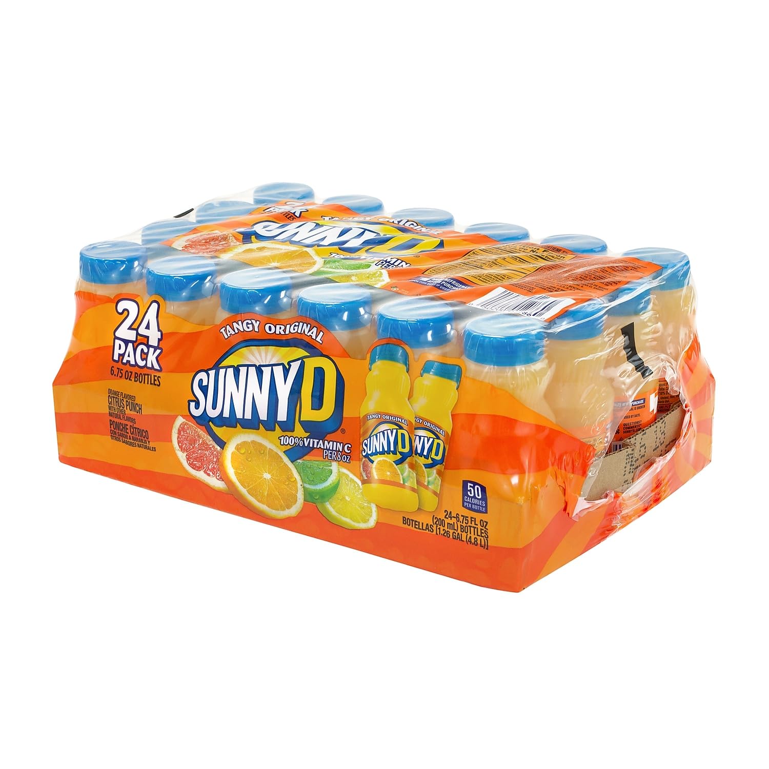 Sunny_Delight_Tangy_Original_Orange_Flavored_Citrus_Punch,_6.75_oz.,_24/Pack_(01286)