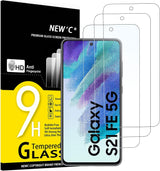 3 Pack Designed for Samsung Galaxy S21/S22/S23/S24 Tempered Glass Bubble-Free, Ultra Resistant (0.26 mm HD Ultra Transparent) 9H Hardness Glass