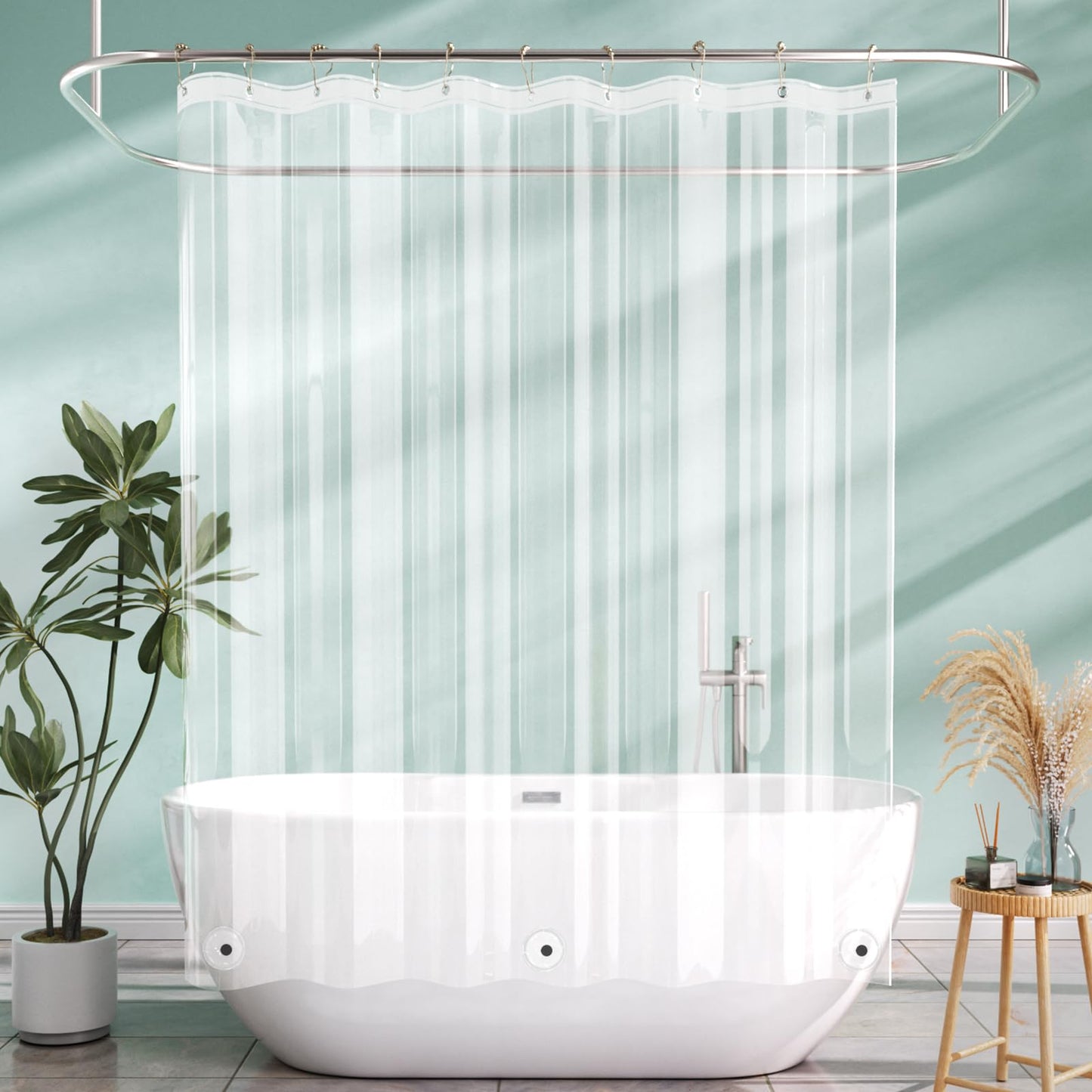Clear - 60"W x 64"L (Pack of 1)