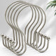 Nickel - Minimalist - Double Shower Hooks