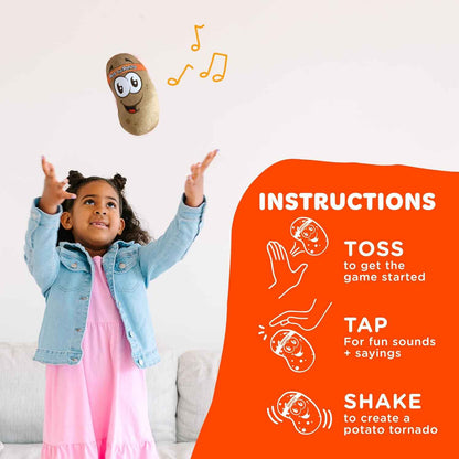 Move2Play, Pass The | Hilariously Wild & Fun Kids Game | Easter Gift for Kids | Easter Basket Stuffer | Indoor/Outdoor Toy for Toddlers & Kids Ages 3-8+ | Summer & Camping Fun