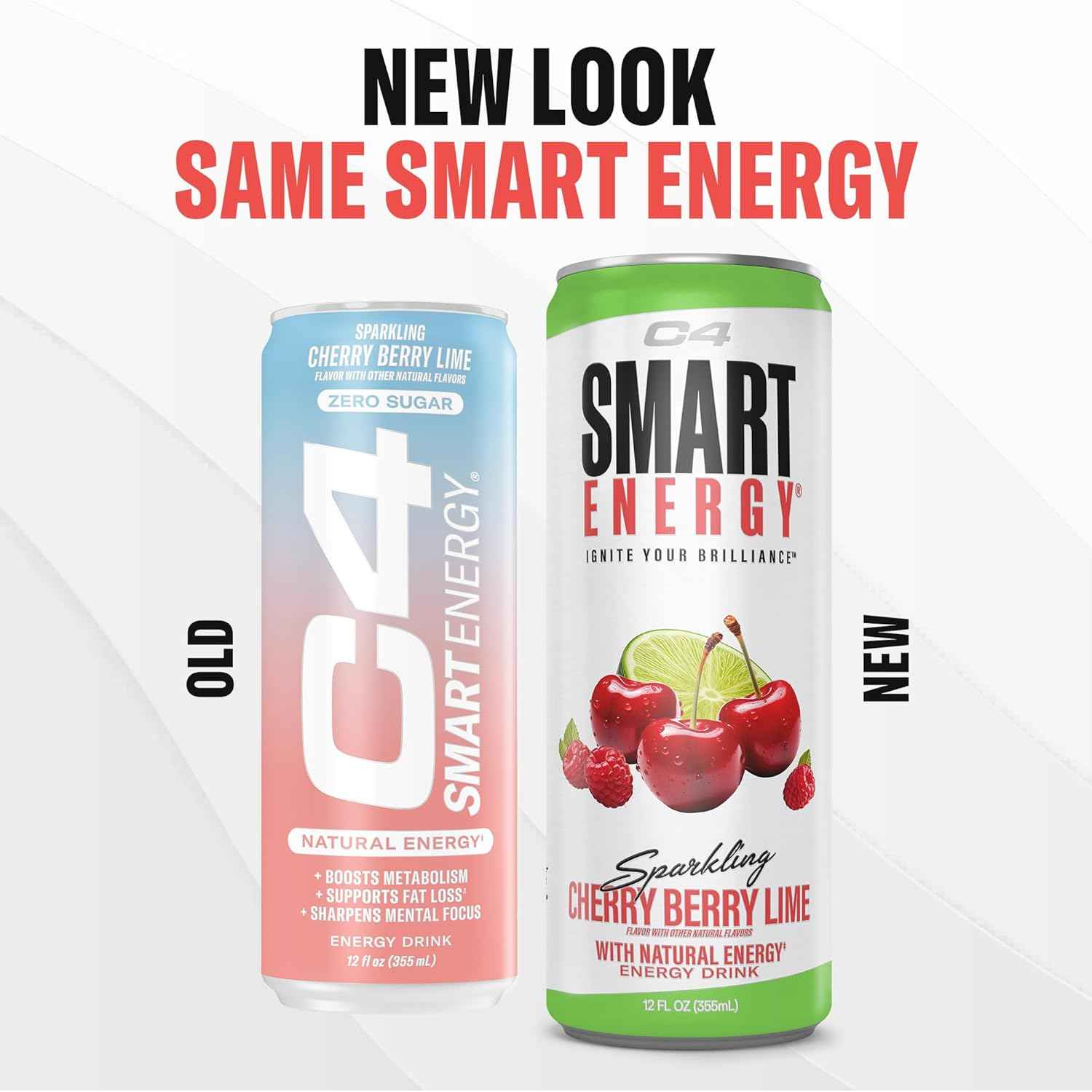 Cellucor C4 Smart Energy Drink - Sugar Free Performance Fuel & Nootropic Brain Booster, Coffee Substitute or Alternative