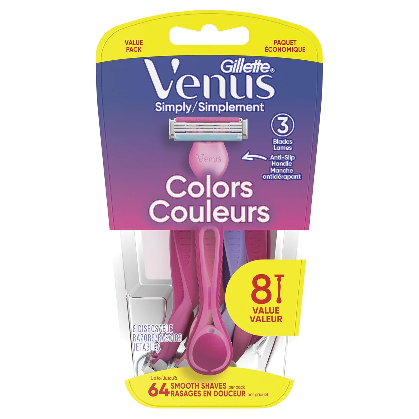 Gillette_Venus_Simply3_Disposable_Razors_for_Women,_8_Count,_Designed_for_a_Close_and_Comfortable_Shave